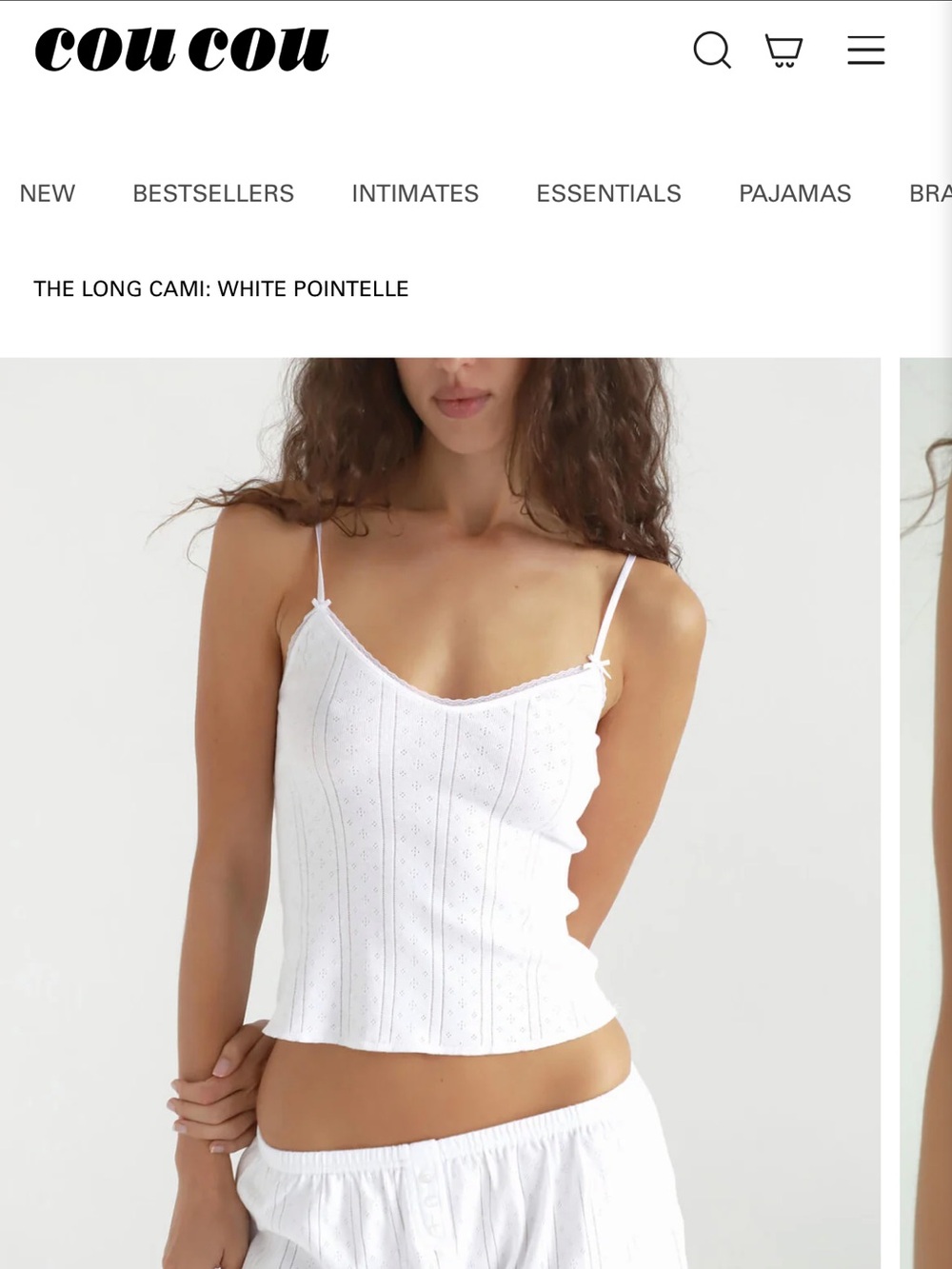 Cou Cou Intimates top - Picture 3 of 3